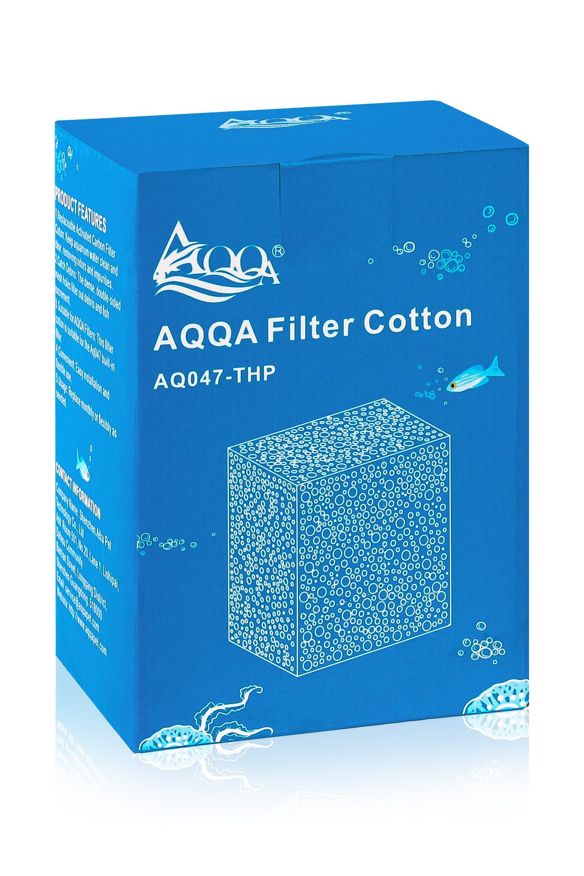 Amazon | AQQA水槽フィルター 交換用スポンジ4個セット (交換用